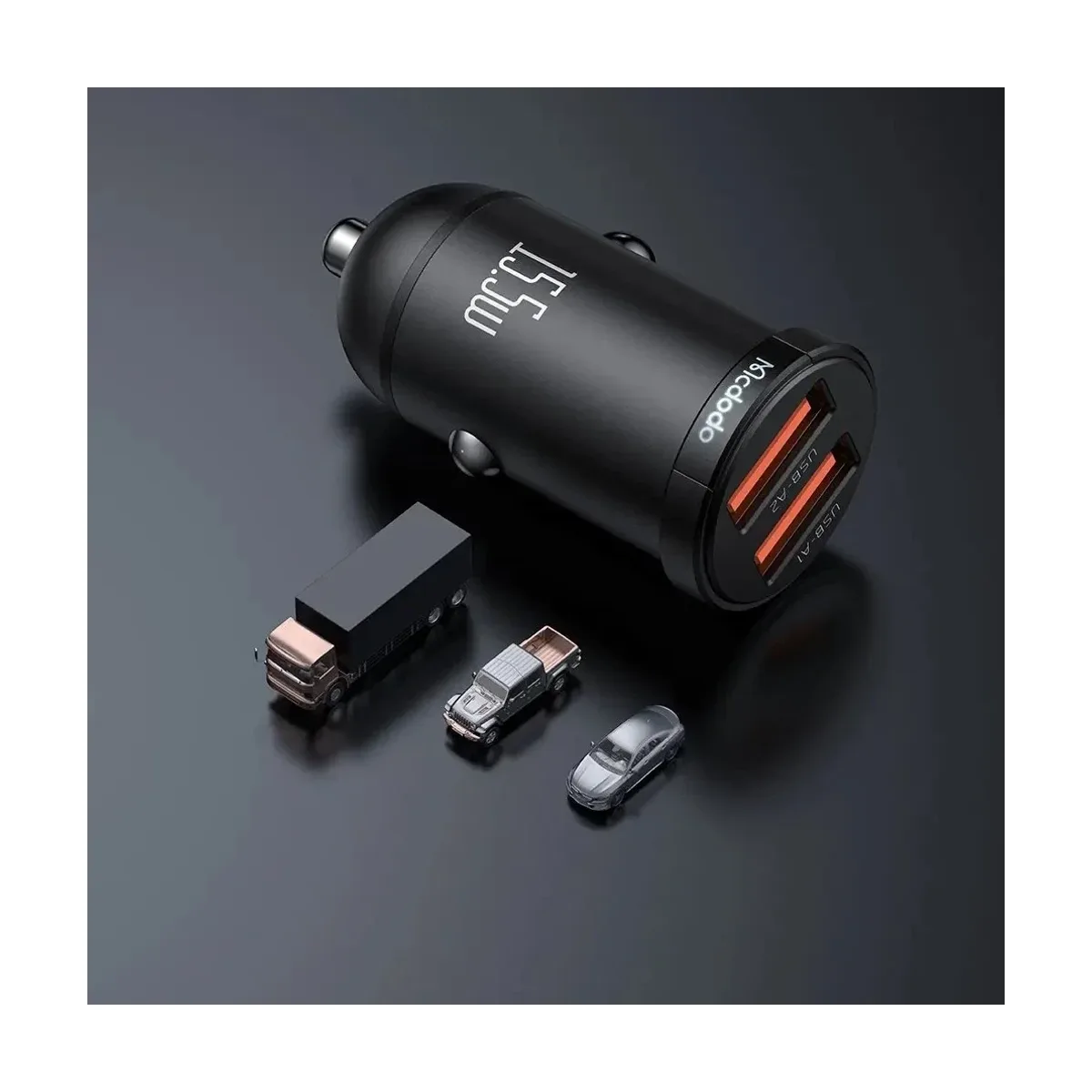 Mcdodo Dual USB Car Charger 15.5W Original (CC-2950) image 3