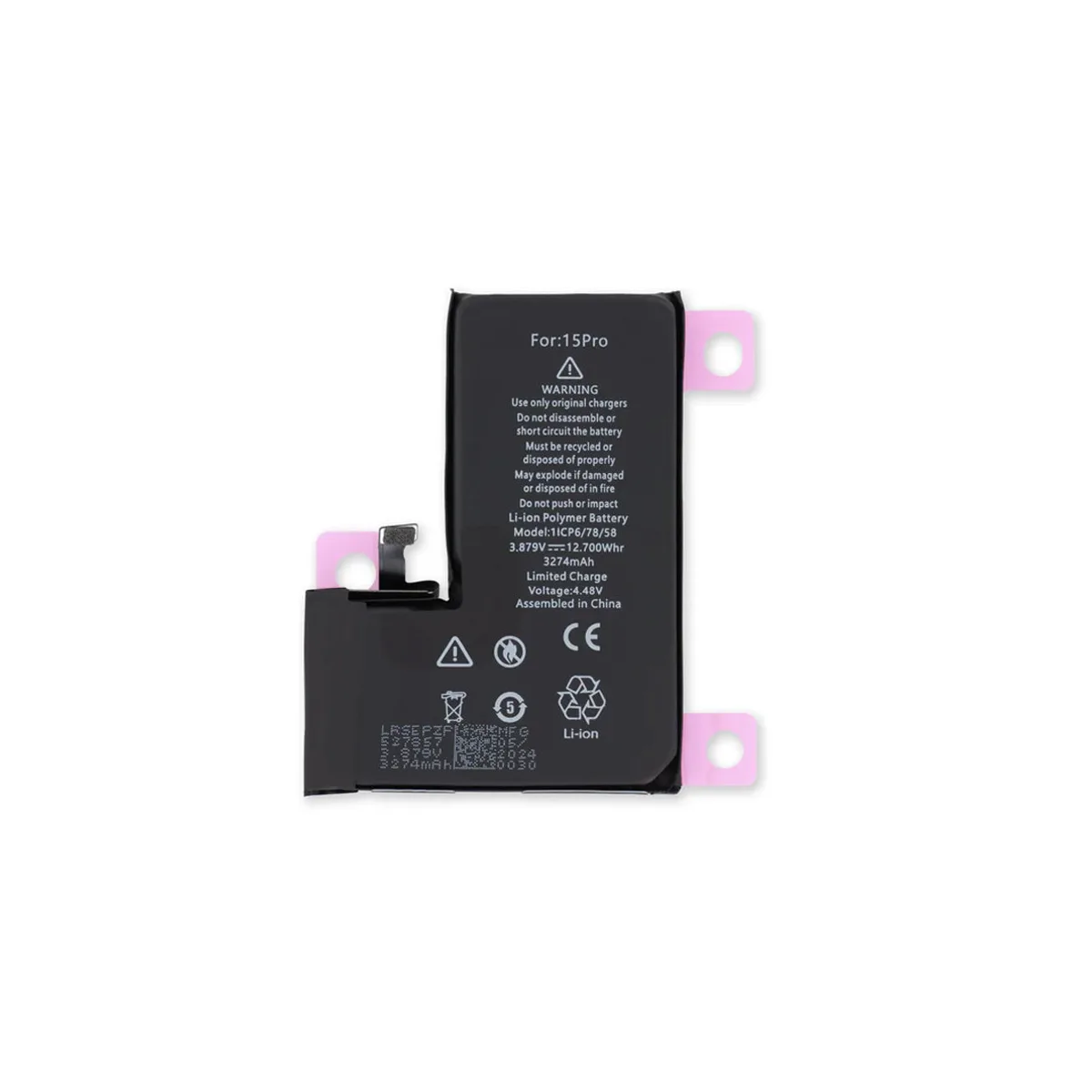 iPhone 15 Pro Premium Replacement Battery image 2